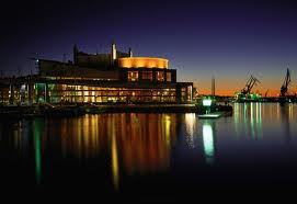 GöteborgsOperan by night. 