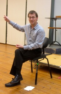 Steven visar vägen. Foto: Eskil Malmberg.