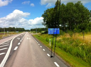 På väg till sommaroperan på Läckö slott. Foto: Eskil Malmberg.